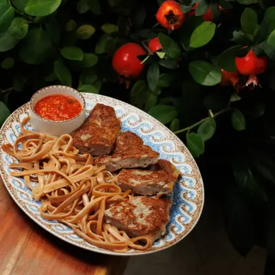 Arishta with Fried Kufta