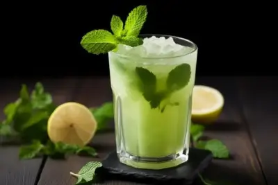 Apple mint cooler